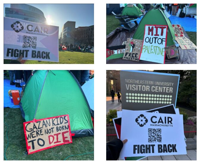 CAIR-MA Stands in Solidarity with Student Protesters at Boston University, Emerson, Harvard, MIT, Northeastern, Tufts, UMass Amherst, and across the Commonwealth